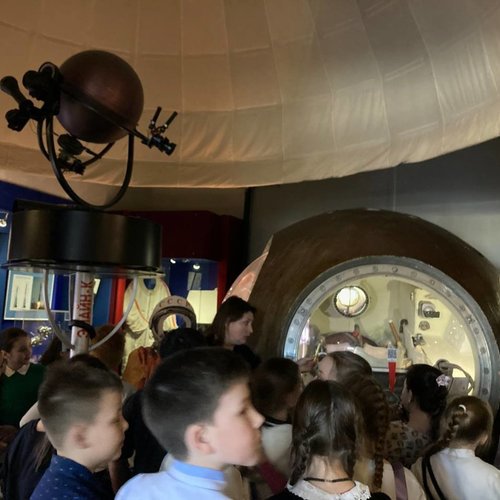 "Живые уроки" в Музее космонавтики