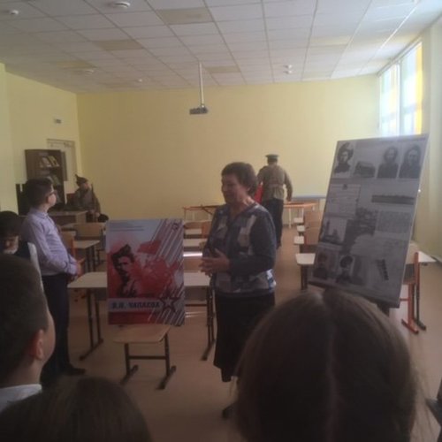 «Передвижной музей В.И. Чапаева» в нашей школе