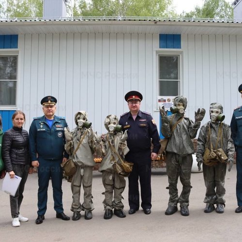 Команда СОШ 1 на "Школе безопасности"