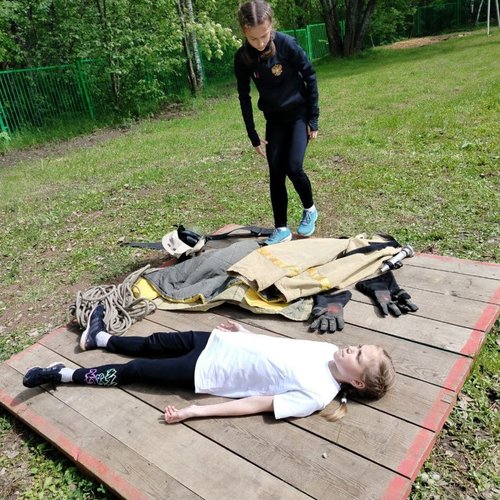 Команда СОШ 1 на "Школе безопасности"