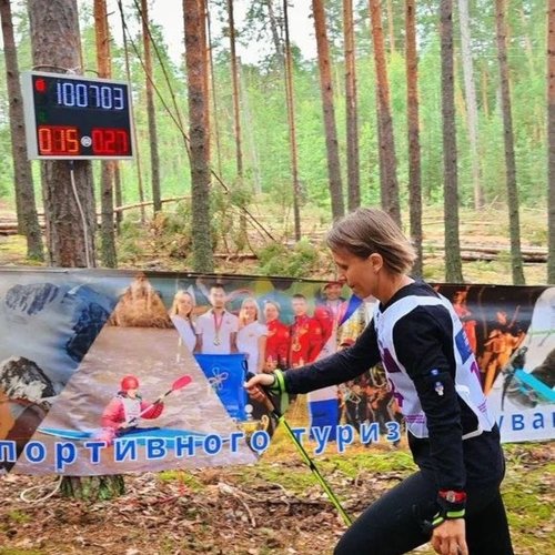  Мастер-класс по северной ходьбе в пришкольном лагере