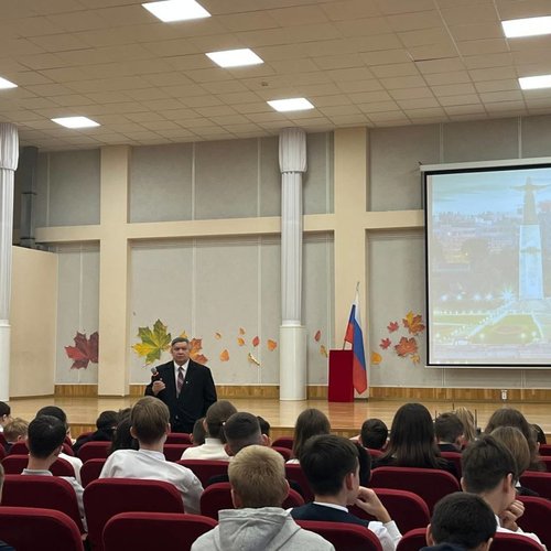 Профориентационная встреча с вице-президентом Торгово-промышленной палаты Чувашской Республики Князевым А.А.