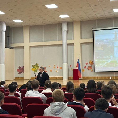 Профориентационная встреча с вице-президентом Торгово-промышленной палаты Чувашской Республики Князевым А.А.