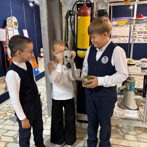 Урок культуры безопасности в Музее пожарной охраны