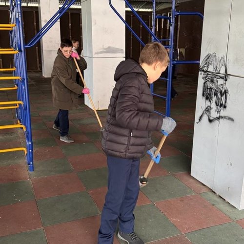 "Чистый четверг" в СОШ 1