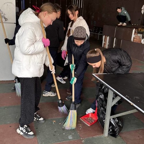 "Чистый четверг" в СОШ 1
