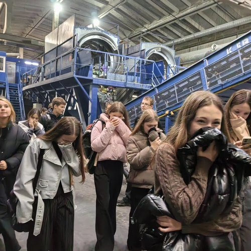 8Г на экскурсии на мусороперегрузочной станции г. Чебоксары