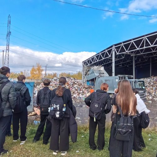 8Г на экскурсии на мусороперегрузочной станции г. Чебоксары