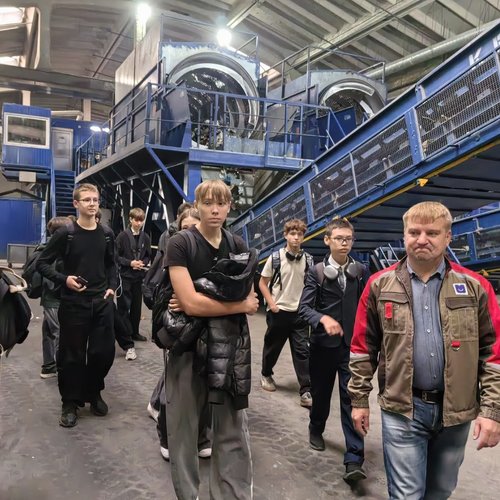 8Г на экскурсии на мусороперегрузочной станции г. Чебоксары