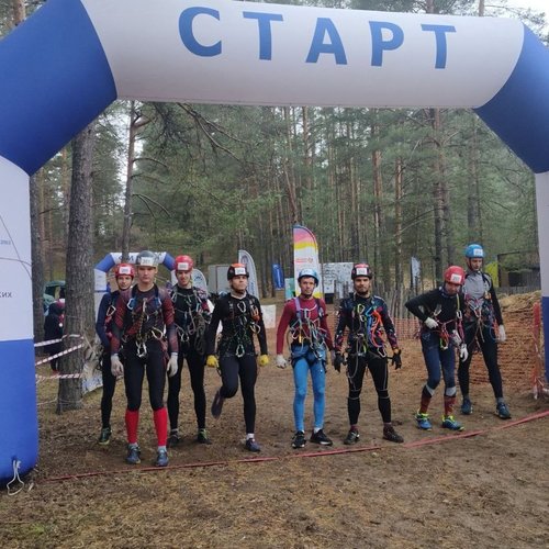Команда СОШ 1 на республиканских соревнованиях по спортивному ориентированию 
