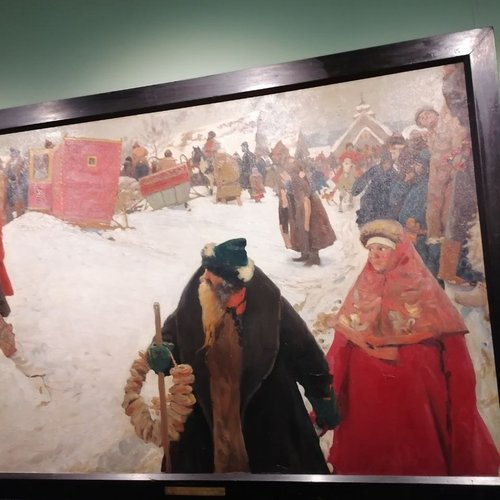 7А класс на выставке "Три шедевра Третьяковской галереи" 7А класс на выставке "Три шедевра Третьяковской галереи"