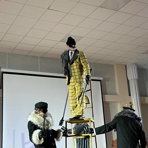 В школе №1 состоялся показ спектакля «Преступление и наказание»