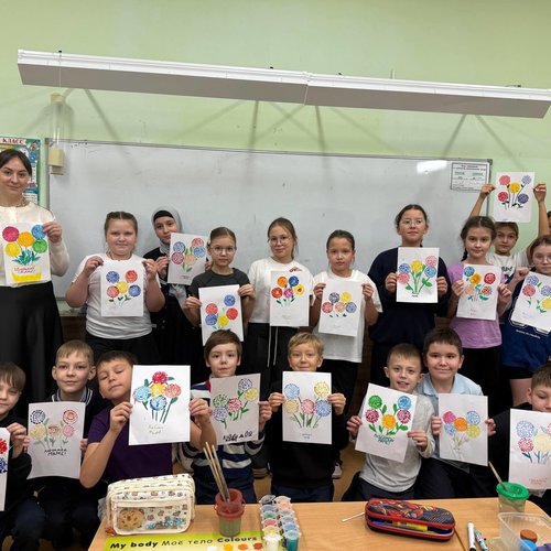 Мастер-класс "Открытка маме"  от мамы 4Ж класса