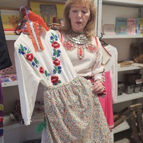 День чувашской вышивки в школьном музее