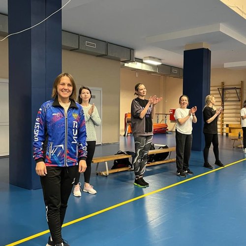 Утренняя зарядка с мамой!