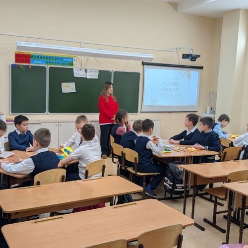 Мастер-класс от мамы в 3Ж классе