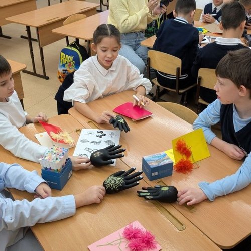 Мастер-класс от мамы в 3Ж классе