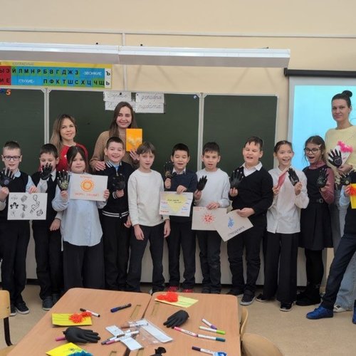 Мастер-класс от мамы в 3Ж классе