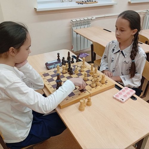 Школьный шахматный турнир среди девочек 1-6 классов