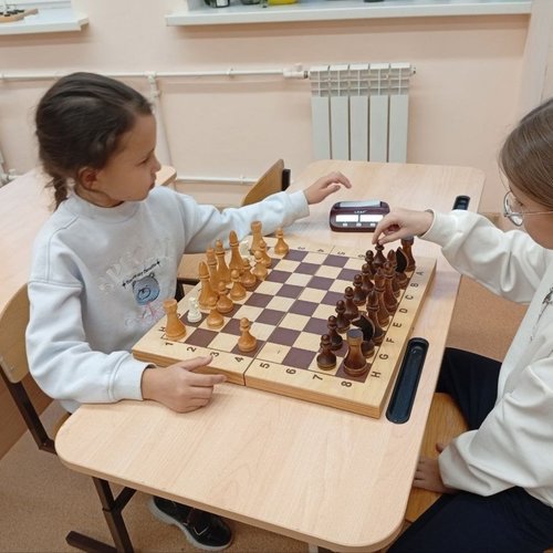 Школьный шахматный турнир среди девочек 1-6 классов