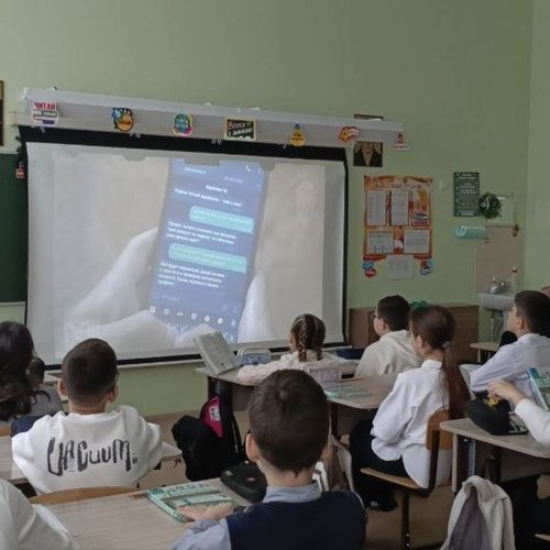 Просмотр видеороликов в рамках акции "Россия против террора"