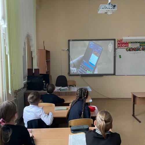 Просмотр видеороликов в рамках акции "Россия против террора"