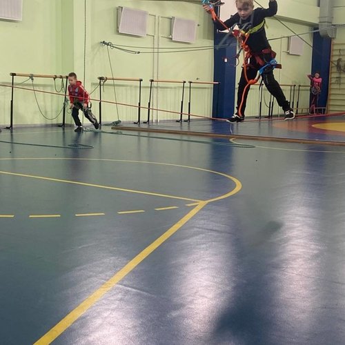 Контрольная тренировка по спортивному туризму в закрытых помещениях на базе МАОУ СОШ №1 г. Чебоксары