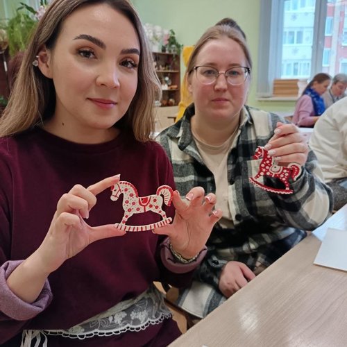 Новогодний мастер-класс для педагогов школы