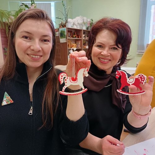 Новогодний мастер-класс для педагогов школы