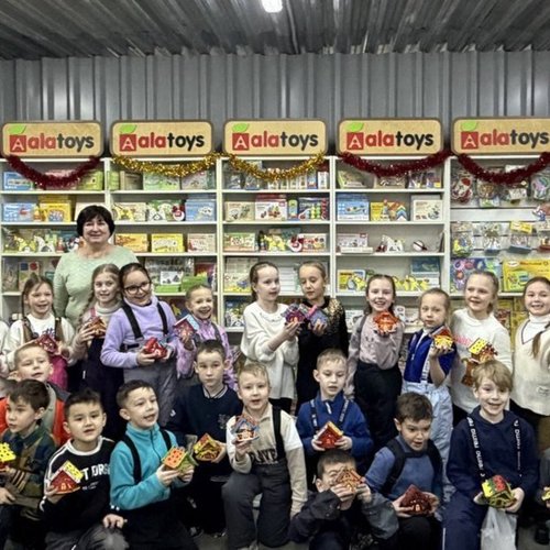 Мастер-класс для 1Б класса на фабрике игрушек «Алатойс»