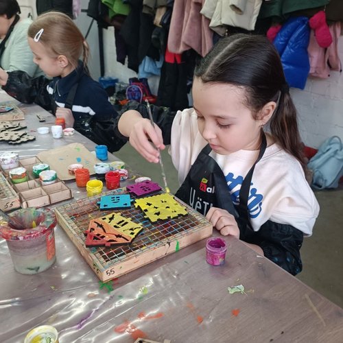 Мастер-класс для 1Б класса на фабрике игрушек «Алатойс»