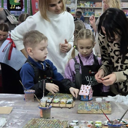 Мастер-класс для 1Б класса на фабрике игрушек «Алатойс»