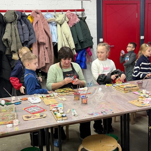 Мастер-класс для 1Б класса на фабрике игрушек «Алатойс»