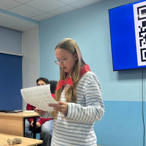 Активисты "Движения Первых" школы №1 на творческом мастер-классе!