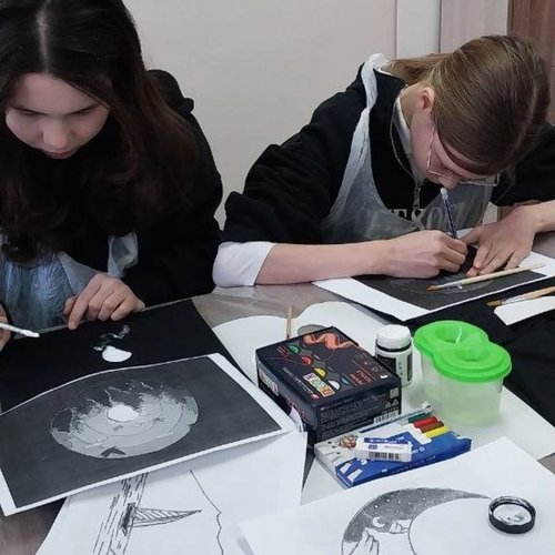 Ученики 7А и 7Г классов - участники проекта "От Победы к Победе!"