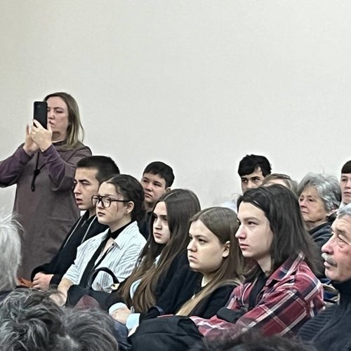 Час исторической памяти «Ленинград, Сталинград: мы помним, мы чтим» в Национальной библиотеке.