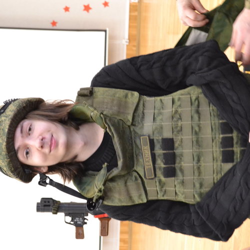 В СОШ 1 прошел урок Мужества с инструкторами Курса военной подготовки «ЗВЕЗДА».  