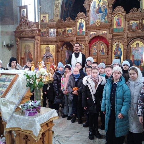 "Живой урок" ОРКиСЭ в храме