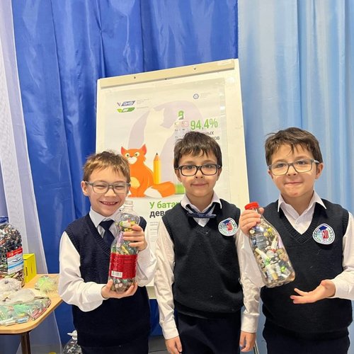 В СОШ 1 успешно прошла акция по сбору батареек