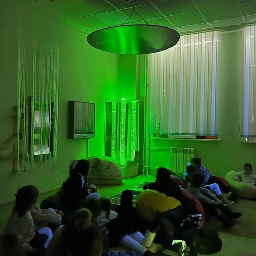 Будущие первоклассники из детского сада № 8 в гостях у СОШ 1.