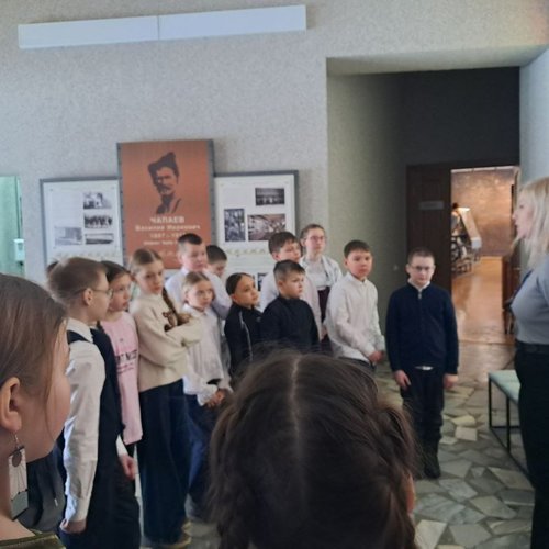 4Г класс в музее В.И. Чапаева