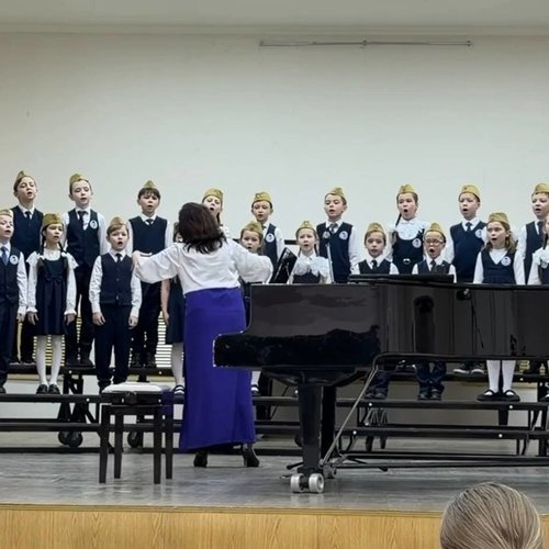 Школьный хор на Республиканском вокально- хоровом конкурсе «Голоса друзей»