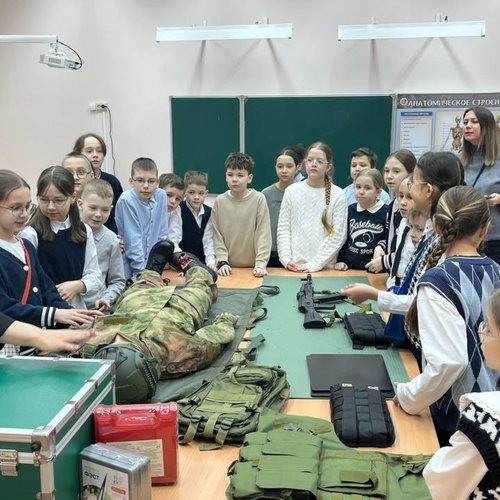 Четвероклассники на экскурсии в Чувашском кадетском корпусе ПФО