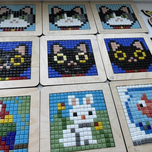 Чудо-мозаика в 3 "И": Братья наши меньшие оживают в руках юных мастеров!