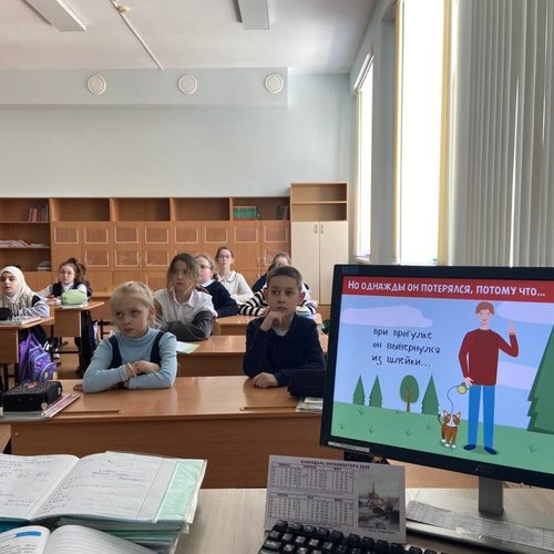 Дети в Чебоксарах учатся быть ответственными хозяевами: Уроки доброты к животным в СОШ №1! 🐾