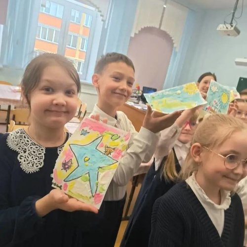 Второклассники на кулинарном мастер-классе студии "Колибри"