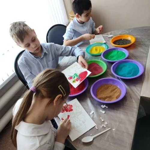 2з класс на выставке в КВЦ "Радуга"