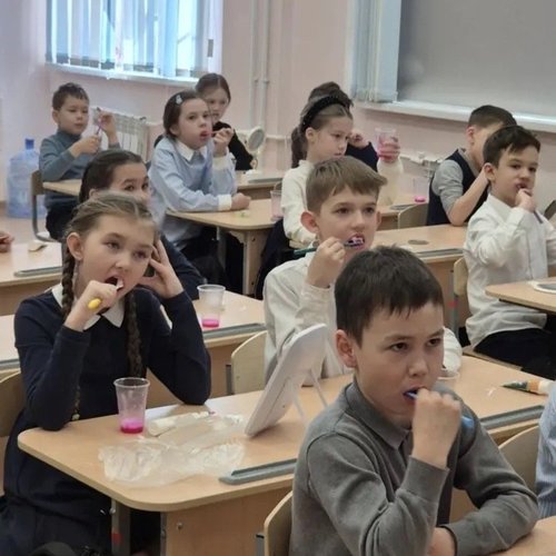 «Улыбка начинается с детства: встреча второклассников со стоматологом»