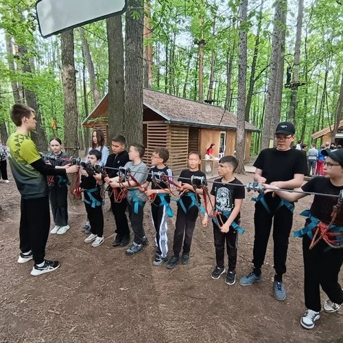 5в класс в веревочном парке «Белка парк».