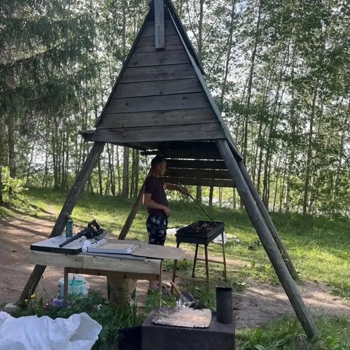  6в класс встретил лето в базе отдыха «Азамат».